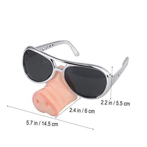 Ipetboom 2 Stück Pig Nose Brille Lustige Cosplay Brillen für Partys Silvester und Karneval Einzigartige Partyaccessoires mit Schweinenasen Design Ipetboom 2 Stück Pig Nose Brille Lustige Cosplay Brillen für Partys Silvester und Karneval Einzigartige Partyaccessoires mit Schweinenasen Design von Ipetboom