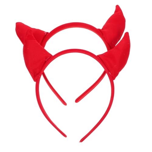 Ipetboom 2 Stück Rotes Teufelshörner Stirnband für Frauen und Mädchen Halloween Kopfschmuck Cosplay Party Tierhörner Haarreif Erwachsene Fasching Kostüm Zubehör Ipetboom 2 Stück Rotes Teufelshörner Stirnband für Frauen und Mädchen Halloween Kopfschmuck Cosplay Party Tierhörner Haarreif Erwachsene Fasching Kostüm Zubehör von Ipetboom