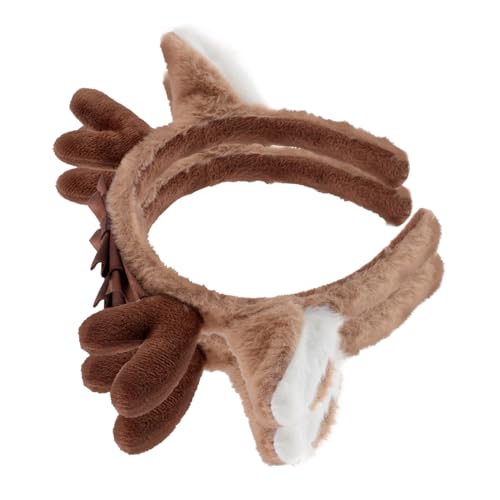 Ipetboom 2 Stück Stirnband Haarschmuck Karikatur Reh Rentier-Geweih-Stirnband für Damen Cosplay Kind Ohr Weihnachts-Haarschmuck Rentierkostüm Damen Tierstirnband Plüschstoff Ipetboom 2 Stück Stirnband Haarschmuck Karikatur Reh Rentier-Geweih-Stirnband für Damen Cosplay Kind Ohr Weihnachts-Haarschmuck Rentierkostüm Damen Tierstirnband Plüschstoff von Ipetboom
