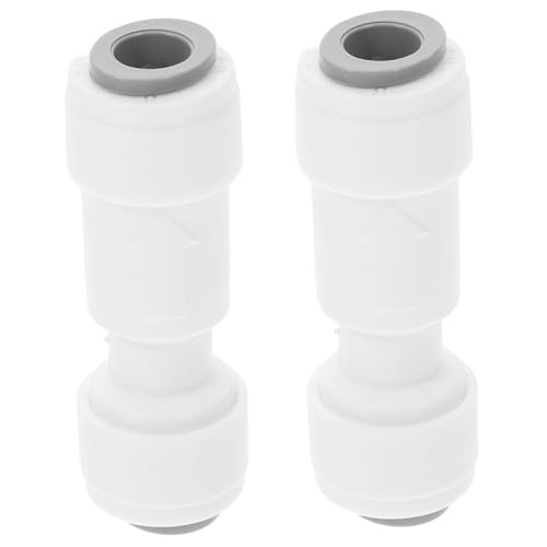 Ipetboom 2 Stück Wasserfilter Rückschlagventile Schnellanschluss für Wasserfilter Robuste Kunststoffverbindung für Zuhause Effiziente Filtrationstechnologie für Trinkwasser von Ipetboom