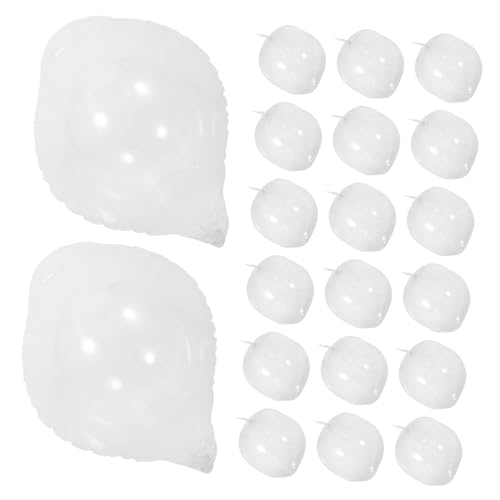 Ipetboom 20 Stück Große Transparente Partyballons Dicke Tpu Ballons Dekoratives Ballonkit für Hochzeit Geburtstag Leichte Einfache Befestigung für Feier Familienfest von Ipetboom