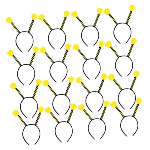 Ipetboom 20 Stück Teiliges Bienen Ohr Haarreif Leichtes Komfortables Antennen Stirnband mit Detailreichen Insekten Designs für Halloween Karneval Cosplay und Partyzubehör für Damen von Ipetboom