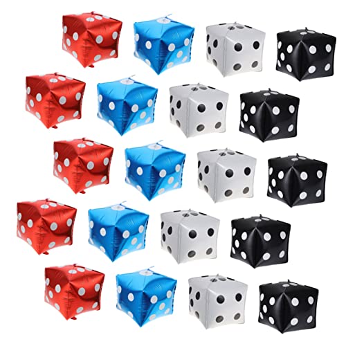 Ipetboom 20 Stück Teiliges Würfel Aluminiumfolie Luftballon Rote Blaue Weiße Schwarze Farben Würfelförmige Party Deko Langlebig Leicht Aufhängbar für Themen und Spielveranstaltungen Ipetboom 20 Stück Teiliges Würfel Aluminiumfolie Luftballon Rote Blaue Weiße Schwarze Farben Würfelförmige Party Deko Langlebig Leicht Aufhängbar für Themen und Spielveranstaltungen von Ipetboom