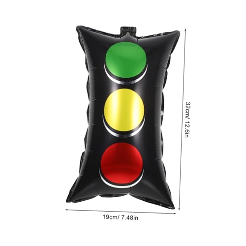 Ipetboom 20 Stück Traffic Light Party Balloons aus Aluminiumfolie Rote Gelbe und Grüne Verkehrsampel-ballons Einfache Befüllung mit Helium oder Luft Vielseitige Dekoration für Rennwagen Ipetboom 20 Stück Traffic Light Party Balloons aus Aluminiumfolie Rote Gelbe und Grüne Verkehrsampel-ballons Einfache Befüllung mit Helium oder Luft Vielseitige Dekoration für Rennwagen von Ipetboom