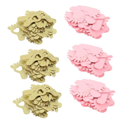 Ipetboom 200 Stück Fuß Konfetti Gold Kreative Shower Tischdeko für Mädchen Festliches Party konfetti zur Babyparty und Geburtstagsfeier Ipetboom 200 Stück Fuß Konfetti Gold Kreative Shower Tischdeko für Mädchen Festliches Party konfetti zur Babyparty und Geburtstagsfeier von Ipetboom