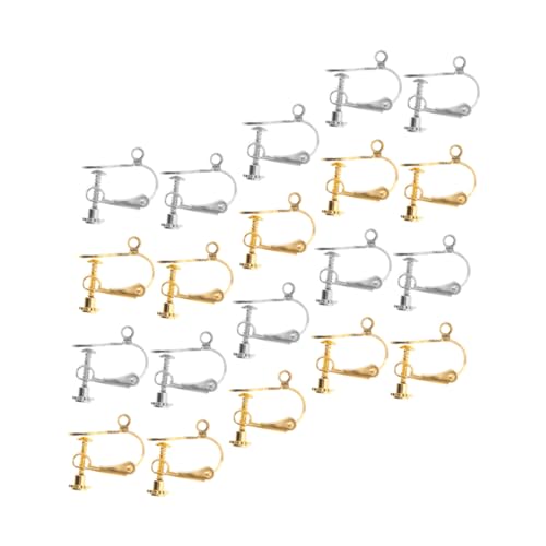 Ipetboom 20Stücke Clip Ohrring DIY Ohrschmuck Zubehör nicht Durchbohrte Ohrstecker Einfach zu Verwenden für Persönliche Professionelle Schmuckherstellung Ipetboom 20Stücke Clip Ohrring DIY Ohrschmuck Zubehör nicht Durchbohrte Ohrstecker Einfach zu Verwenden für Persönliche Professionelle Schmuckherstellung von Ipetboom