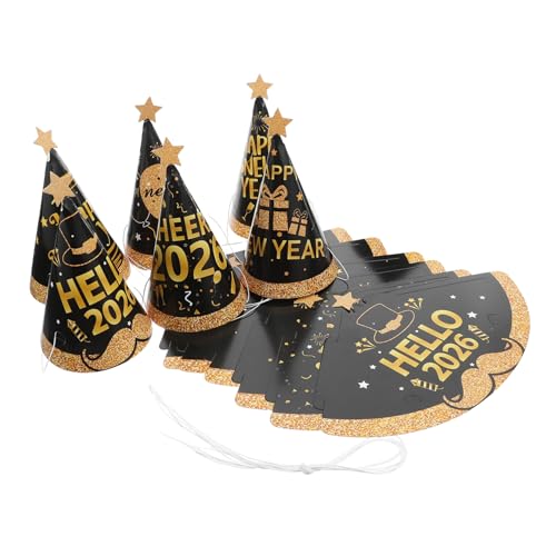 Ipetboom 24 Stück Fotoanlässe Partys Countdown Glitzer Geburtstag Und Zubehör Hüte Feiern Großpackung Firmenfeiern Familientreffen Feiern Requisiten Happy Paper Events Für von Ipetboom