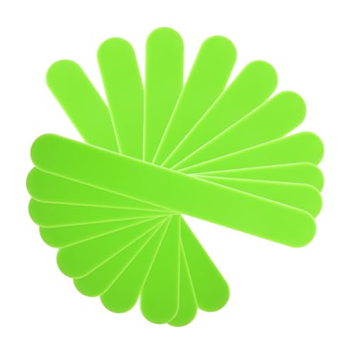 Ipetboom 25 Stück Teiliges Grüne Kunststoff Zungenspatel Zungenheber für Untersuchungen und Kosmetik Vielseitig Einsetzbar zum Mischen von Epoxidharz Training von Ipetboom