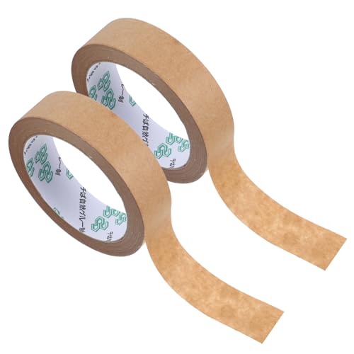 Ipetboom 2Rollen Selbstklebendes Kraftpapier Klebeband Beschriftbar Stark und Langlebig für Verpackung und Organisation Vielseitig Einsetzbar Hochleistungsband Ipetboom 2Rollen Selbstklebendes Kraftpapier Klebeband Beschriftbar Stark und Langlebig für Verpackung und Organisation Vielseitig Einsetzbar Hochleistungsband von Ipetboom