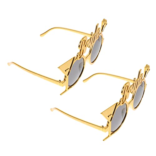 Ipetboom 2Stücke Bachelorette Party Brillen Lustige Hochzeitsduschendekorationen Foto Requisiten Für Junggesellinnenabschied Goldfarben von Ipetboom