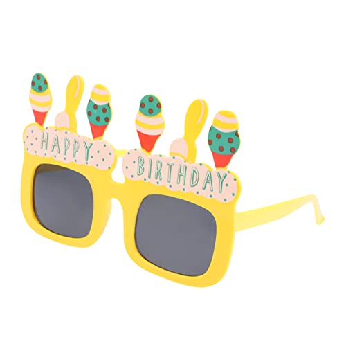 Ipetboom 2stücke Geburtstagsbrillen Für Lustige Cosplay-eyewear Mit Bunten Mustern Und Designs Für Partys Und Fotoshootings Leicht Und Langlebig Dekoration Für Feiern von Ipetboom