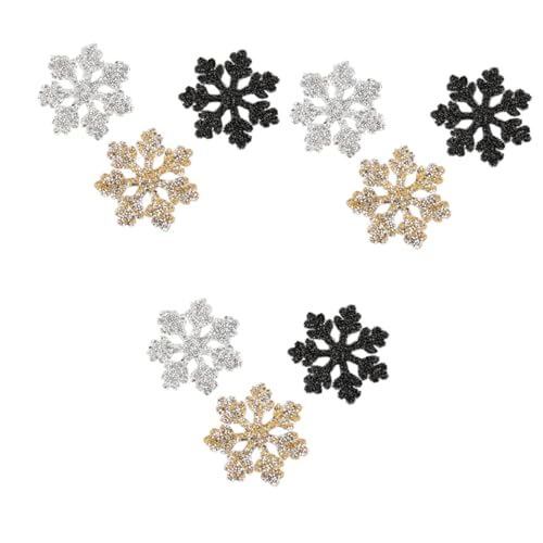 Ipetboom 3 Sätze Kleider Patches Strass Diy Stoffaufnäher Mit Hot Melt Kleber Schwarz Gold Und Silber Für Kreative Bastelprojekte Und Kleidung 3 Stück * 3 von Ipetboom