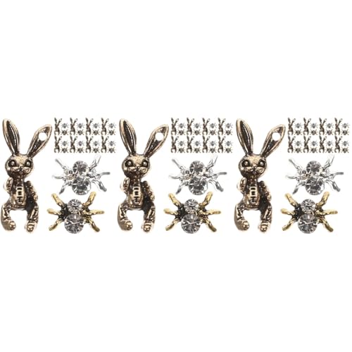 Ipetboom 3 Sätze Nagelcharms Spinnen Rabbit Design Diy Nail Art Zubehör Für Maniküre Für Natürliche Und Künstliche Nägel 30 Stück * 3 Ipetboom 3 Sätze Nagelcharms Spinnen Rabbit Design Diy Nail Art Zubehör Für Maniküre Für Natürliche Und Künstliche Nägel 30 Stück * 3 von Ipetboom