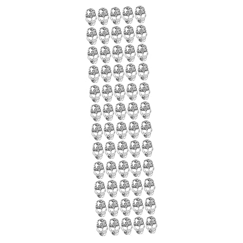 Ipetboom 3 Sätze Nagelkunst Dekoration Ohrstecker Aufkleber Maniküre Nägel Edelsteine Halloween Kopf Geister Skelett Schillernder Aufkleber Totenköpfe 20 Stück * 3 von Ipetboom
