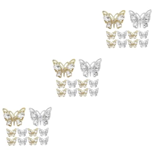 Ipetboom 3 Sätze Nagelschmuck Bohrer Nageldekorationen Für Nagelkunst Nagel Schmetterling Charms Schmetterling Nagel Charm Nagelkunst Zubehör Schmetterling Nägel Nagelkunst 10 Stück * 3 Ipetboom 3 Sätze Nagelschmuck Bohrer Nageldekorationen Für Nagelkunst Nagel Schmetterling Charms Schmetterling Nagel Charm Nagelkunst Zubehör Schmetterling Nägel Nagelkunst 10 Stück * 3 von Ipetboom