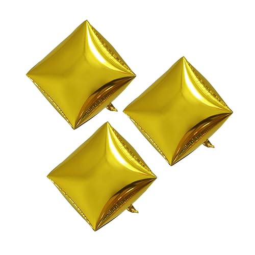 Ipetboom 3 Stück Aluminium Folienballon Gold für Geburtstagsfeiern Hochzeiten und Feste Einzigartige Dekoration für Ihre Feierlichkeiten von Ipetboom