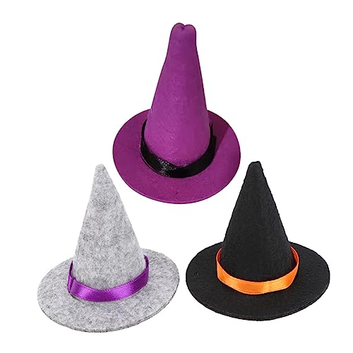 Ipetboom 3 Stück Halloween Weinflaschenhüte Mini Hexenhüte Durchmesser Schwarz und DIY Party Deko Zubehör für Halloween Weinflaschen Einzigartige Tischdekoration Ipetboom 3 Stück Halloween Weinflaschenhüte Mini Hexenhüte Durchmesser Schwarz und DIY Party Deko Zubehör für Halloween Weinflaschen Einzigartige Tischdekoration von Ipetboom