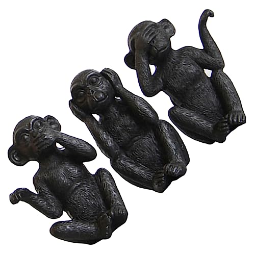 Ipetboom 3 Stück Resin Affenfigur Niedliche Tierstatue Verschiedenen Posen als Tischdeko für Zuhause und Büro Langlebiges Material Platzsparend und Sicher der Anwendung Ipetboom 3 Stück Resin Affenfigur Niedliche Tierstatue Verschiedenen Posen als Tischdeko für Zuhause und Büro Langlebiges Material Platzsparend und Sicher der Anwendung von Ipetboom