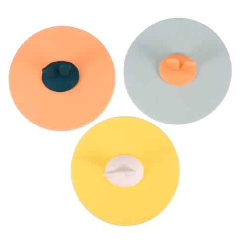 Ipetboom 3 Stück Silikon Trinkbecher Deckel mit Kaninchenohren Wiederverwendbare Flexible Staubdichte Tassenabdeckungen in Pastellfarben Hitzebeständig und Langlebig für Kaffee und Tee von Ipetboom