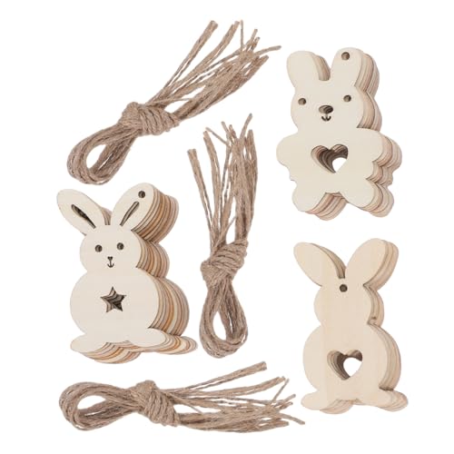 Ipetboom 30 Stück Teiliges Osterhasen Holzscheiben aus Robustem Holz zum Bemalen und Basteln DIY Osterdekoration für Hasen und Jutebänder für Frühlingsfeiern Ipetboom 30 Stück Teiliges Osterhasen Holzscheiben aus Robustem Holz zum Bemalen und Basteln DIY Osterdekoration für Hasen und Jutebänder für Frühlingsfeiern von Ipetboom