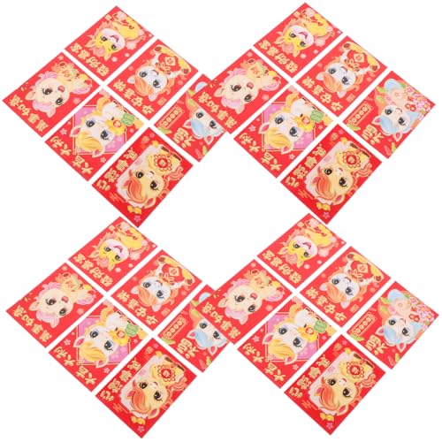 Ipetboom 300 Stück Rote Umschläge Chinesische Hong Bao Umschläge im Jahr Des Pferdes für Neujahr Hochzeiten und Geburtstagsfeiern Ipetboom 300 Stück Rote Umschläge Chinesische Hong Bao Umschläge im Jahr Des Pferdes für Neujahr Hochzeiten und Geburtstagsfeiern von Ipetboom