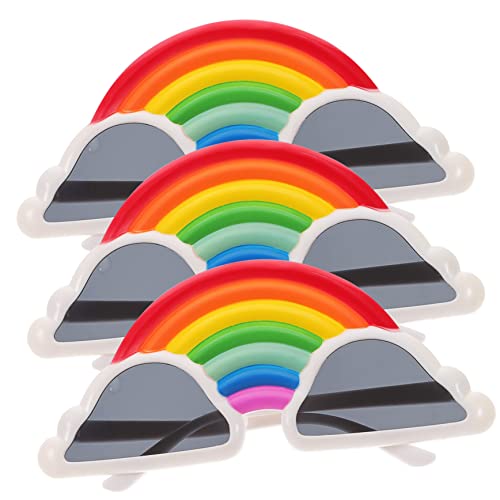 Ipetboom 3Stücke Rainbow Cloud Party Brille Lustige Cosplay Sonnenbrille für Festivals Tanzveranstaltungen Einzigartige Foto Requisiten für Unvergessliche Partymomente Ipetboom 3Stücke Rainbow Cloud Party Brille Lustige Cosplay Sonnenbrille für Festivals Tanzveranstaltungen Einzigartige Foto Requisiten für Unvergessliche Partymomente von Ipetboom