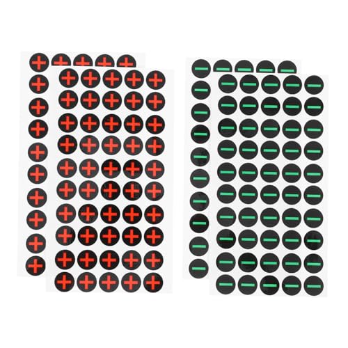 Ipetboom 4 Blätter Polarity Warnaufkleber Selbstklebend Batterie Elektrobox Sicherheitskennzeichnung Farbcode Rot Blau Für Maschinen Elektrische Geräte Ipetboom 4 Blätter Polarity Warnaufkleber Selbstklebend Batterie Elektrobox Sicherheitskennzeichnung Farbcode Rot Blau Für Maschinen Elektrische Geräte von Ipetboom