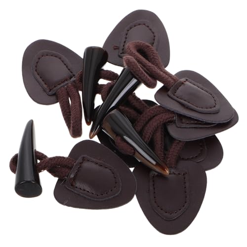 Ipetboom 4 Sets Knebelknöpfe Aus Hornimitat Schnallen Knebelverschlüsse Für Kleidung Mantelknöpfe Knebelverschlüsse Zum Nähen Pu Leder Ipetboom 4 Sets Knebelknöpfe Aus Hornimitat Schnallen Knebelverschlüsse Für Kleidung Mantelknöpfe Knebelverschlüsse Zum Nähen Pu Leder von Ipetboom
