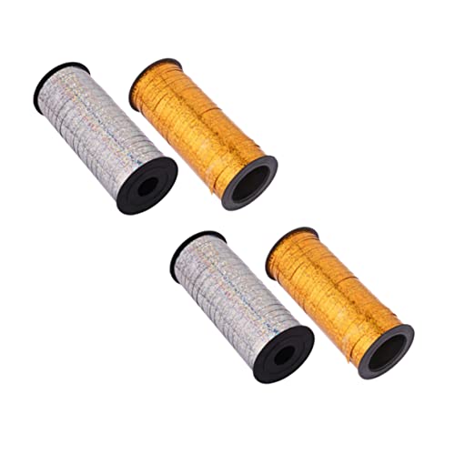Ipetboom 4 Stück 100 dekoratives Band geschenkband ribbon schienbeinschoner tape farbiges Band Partyzubehör Krawatten zum Verpacken von Geschenken von Ipetboom