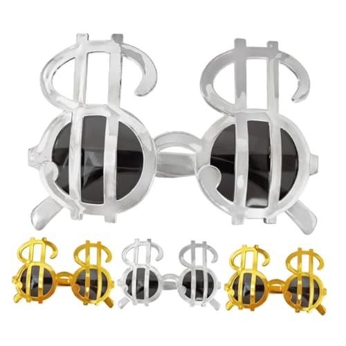Ipetboom 4 Stück Lustige Partybrille Teiliges Gold und Silber Auffällige Bequeme Karnevalsbrillen für Strand und Themenpartys Kreative Geschenkidee für Freunde und Familie Ipetboom 4 Stück Lustige Partybrille Teiliges Gold und Silber Auffällige Bequeme Karnevalsbrillen für Strand und Themenpartys Kreative Geschenkidee für Freunde und Familie von Ipetboom
