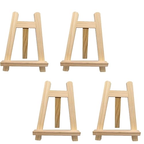 Ipetboom 4 Stück Mini Staffeleien aus Holz Bilderrahmen Halter für Kunstwerke Fotos und Ausstellungen für Zuhause und Geschäfte Ipetboom 4 Stück Mini Staffeleien aus Holz Bilderrahmen Halter für Kunstwerke Fotos und Ausstellungen für Zuhause und Geschäfte von Ipetboom