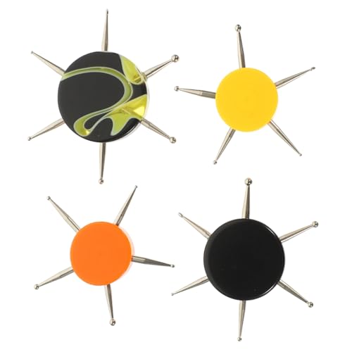 Ipetboom 4 Stück Teiliges Kreisförmiges Nail Dotting Tool Vielseitiger Maniküre Stift mit Verschiedenen Spitzen für Präzises Nageldesign Geeignet für Acrylnägel und DIY Nail Art Robust und von Ipetboom