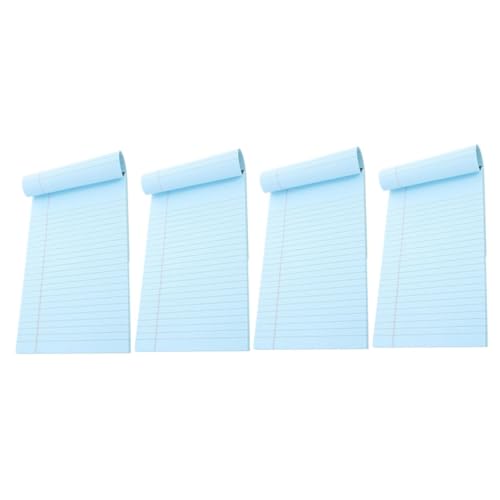 Ipetboom 4 Stück Teiliges Legal Pad Liniert Abreißbares Memo Notizbuch Praktisches Schreibblock für Büro Schule Planung und To Do Listen Leicht und Handlich Blau Ipetboom 4 Stück Teiliges Legal Pad Liniert Abreißbares Memo Notizbuch Praktisches Schreibblock für Büro Schule Planung und To Do Listen Leicht und Handlich Blau von Ipetboom