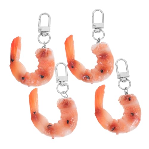 Ipetboom 4 Stück Teiliges Realistische Garnelen Schlüsselanhänger aus Langlebigem Detailgetreues Design Vielseitig als Taschenanhänger Autospangen oder Party Deko Auffälliges Kreatives Ipetboom 4 Stück Teiliges Realistische Garnelen Schlüsselanhänger aus Langlebigem Detailgetreues Design Vielseitig als Taschenanhänger Autospangen oder Party Deko Auffälliges Kreatives von Ipetboom