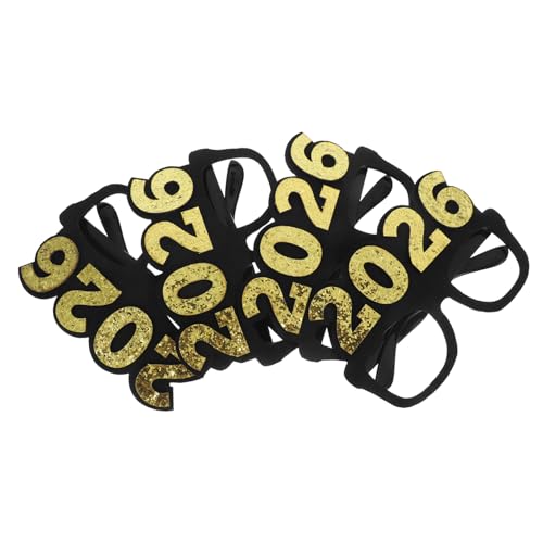 Ipetboom 4 Stück Teiliges Silvester Brille mit Glitzer Langlebige Pc-filz-kombination Festliche Year S Eve Partybrille Vielseitige Fotorequisiten als Partygeschenk und Mitgebsel Ipetboom 4 Stück Teiliges Silvester Brille mit Glitzer Langlebige Pc-filz-kombination Festliche Year S Eve Partybrille Vielseitige Fotorequisiten als Partygeschenk und Mitgebsel von Ipetboom