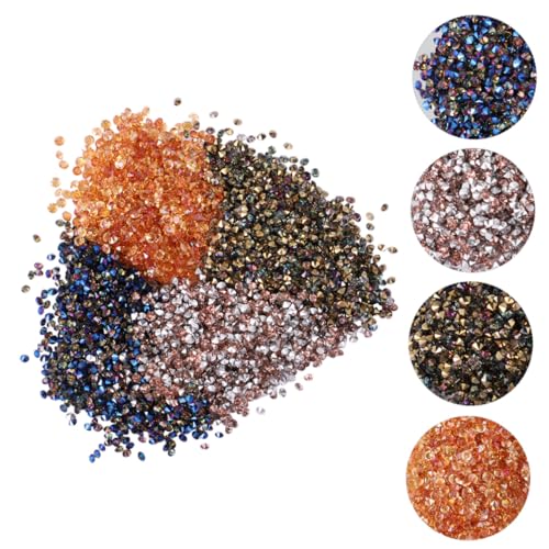 Ipetboom 4er Packung Nail Tip Rhinestones Micro Zirconium Strasssteine in Farben für DIY Manicure Vielseitig Einsetzbar für Natürliche und Künstliche Nägel Handy Brillen Schmuckverzierung Ipetboom 4er Packung Nail Tip Rhinestones Micro Zirconium Strasssteine in Farben für DIY Manicure Vielseitig Einsetzbar für Natürliche und Künstliche Nägel Handy Brillen Schmuckverzierung von Ipetboom