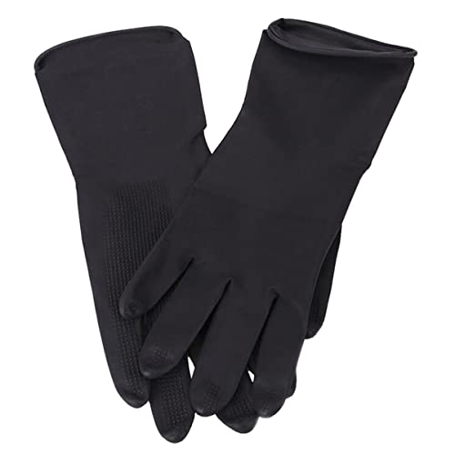 Ipetboom 5 Paare Haarshampoo-handschuhe Muss Salon Färberei Wasserdicht Styling Friseur Werkzeug Schutz Verdickt Barbier Mittel Schönheit Schwarz Hitze Handschuh Zum Färben Von Haaren Black von Ipetboom
