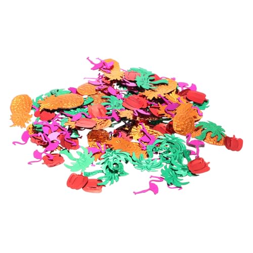 Ipetboom 5 Packungen Hawaii Party Konfetti Mix Flamingo Ananas Kaktus Palmenblätter Sommer Deko Leicht Portable Tischstreu für Sommerparty Luau und Strandfeier von Ipetboom