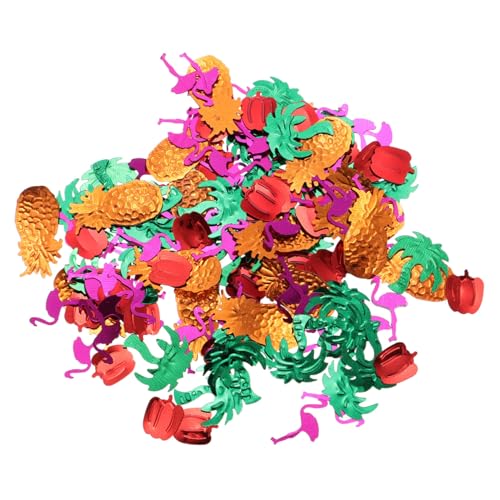 Ipetboom 5 Packungen Hawaiianisches Party konfetti mit Flamingo Ananas Palmen Chili motiven Buntes Sommerstreukonfetti für Luau partys und Tropische Dekoration Ipetboom 5 Packungen Hawaiianisches Party konfetti mit Flamingo Ananas Palmen Chili motiven Buntes Sommerstreukonfetti für Luau partys und Tropische Dekoration von Ipetboom