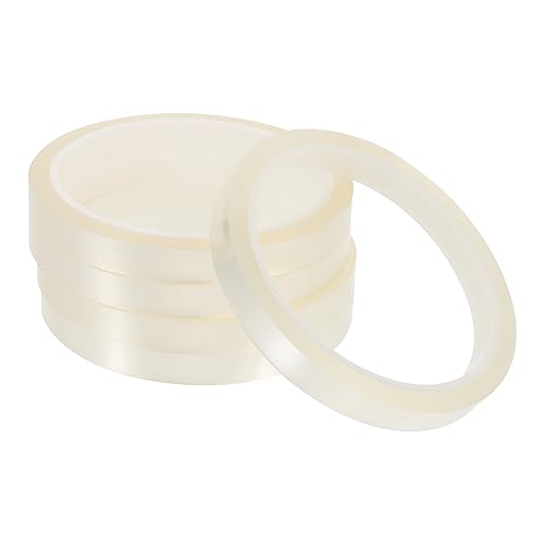 Ipetboom 5 Rollen Hitzebeständiges Klebeband für Sublimation Transparentes Pet Tape mit Haftung für Löten Malen und Verpacken Hohe Temperaturbeständigkeit Vielseitig Einsetzbar Ipetboom 5 Rollen Hitzebeständiges Klebeband für Sublimation Transparentes Pet Tape mit Haftung für Löten Malen und Verpacken Hohe Temperaturbeständigkeit Vielseitig Einsetzbar von Ipetboom