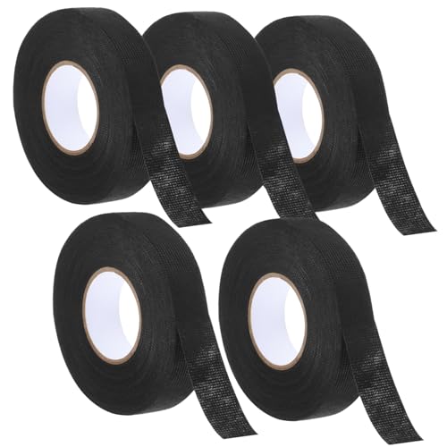 Ipetboom 5 Rollen Kabelbaum Klebeband Selbstklebendes Isolierband für Auto Drahtschutz Hochtemperaturbeständig Flexibles Polyester Gewebeband zur Kabelisolation und Geräuschreduzierung Ipetboom 5 Rollen Kabelbaum Klebeband Selbstklebendes Isolierband für Auto Drahtschutz Hochtemperaturbeständig Flexibles Polyester Gewebeband zur Kabelisolation und Geräuschreduzierung von Ipetboom