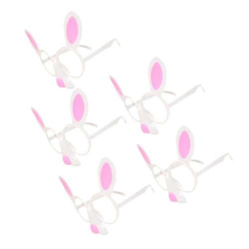 Ipetboom 5 Stück Hasenbrillen Gläser Lustige Partybrille Cartoon Bunny Eyewear für Kindergeburtstag Mitgebsel Osterdekoration Leichte Bequeme Kunststofffassung Ipetboom 5 Stück Hasenbrillen Gläser Lustige Partybrille Cartoon Bunny Eyewear für Kindergeburtstag Mitgebsel Osterdekoration Leichte Bequeme Kunststofffassung von Ipetboom