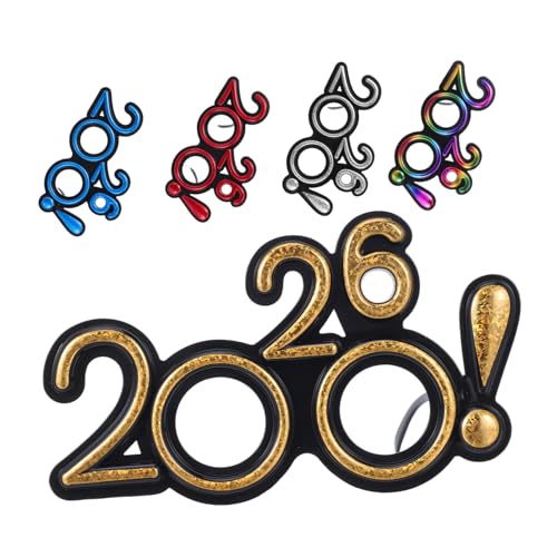 Ipetboom 5 Stück Lustige Plastikbrillen für Silvester Graduierungsfeiern und Foto Requisiten Accessoires für Unvergessliche Feierlichkeiten Ipetboom 5 Stück Lustige Plastikbrillen für Silvester Graduierungsfeiern und Foto Requisiten Accessoires für Unvergessliche Feierlichkeiten von Ipetboom