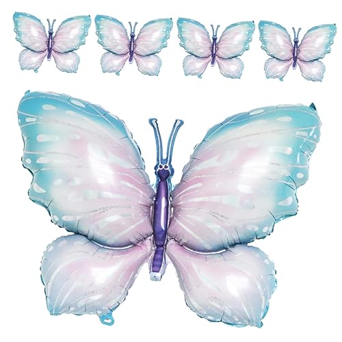Ipetboom 5 Stück Schmetterling Folienballons Bunte Aluminiumfolie Luftballons für Geburtstagsfeiern Partys Hochzeiten und Fotoshootings Dekoration mit Einzigartigem Design Ipetboom 5 Stück Schmetterling Folienballons Bunte Aluminiumfolie Luftballons für Geburtstagsfeiern Partys Hochzeiten und Fotoshootings Dekoration mit Einzigartigem Design von Ipetboom