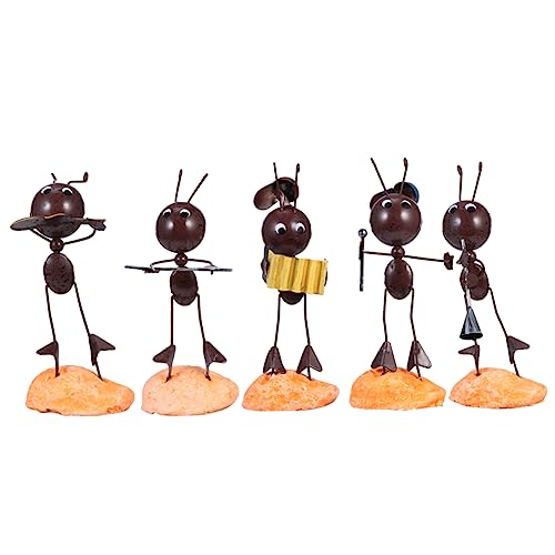 Ipetboom 5 Stück Schmiedeeisen Ameisen Dekoration Teiliges für Tisch und Schreibtisch Vintage Handgefertigtes Ornament Stilvolle Büro und Wohnaccessoires Ipetboom 5 Stück Schmiedeeisen Ameisen Dekoration Teiliges für Tisch und Schreibtisch Vintage Handgefertigtes Ornament Stilvolle Büro und Wohnaccessoires von Ipetboom