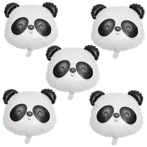 Ipetboom 5 Stück Teiliges Panda Folienballon Cartoon Tier Partydekoration Langlebig und Sicher Geeignet für Geburtstagsfeier Babyparty und Bühnenverschönerung Ipetboom 5 Stück Teiliges Panda Folienballon Cartoon Tier Partydekoration Langlebig und Sicher Geeignet für Geburtstagsfeier Babyparty und Bühnenverschönerung von Ipetboom