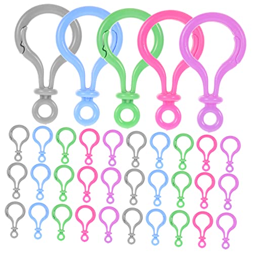 Ipetboom 50 Stück Clips für Schlüsselanhänger Lanyard für Diy Projekte Rucksäcke Schmuckherstellung Bastelarbeiten Robust Vielseitig Einsetzbar von Ipetboom
