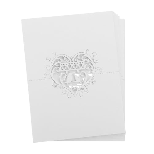 Ipetboom 50 Stück Hochzeit Tischkarten mit Herz-hohlschnitt Love Birds Weiße Namenskarten für Gäste Sitzordnung Romantische DIY Platzkarten für Feier Elegante Dekoration für Eventplanung Ipetboom 50 Stück Hochzeit Tischkarten mit Herz-hohlschnitt Love Birds Weiße Namenskarten für Gäste Sitzordnung Romantische DIY Platzkarten für Feier Elegante Dekoration für Eventplanung von Ipetboom