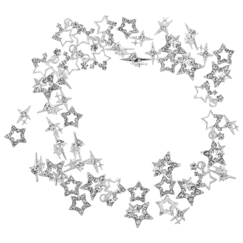 Ipetboom 50 Stück Nailart-Anhänger: Strassverzierungen mit hohlen Sternen – wiederverwendbare dekorative Nagelsteine – Pentagramm-Nieten aus Metalllegierung für Weihnachtsparty-Geschenke Ipetboom 50 Stück Nailart-Anhänger: Strassverzierungen mit hohlen Sternen – wiederverwendbare dekorative Nagelsteine – Pentagramm-Nieten aus Metalllegierung für Weihnachtsparty-Geschenke von Ipetboom