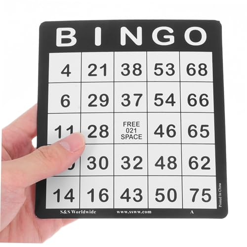 Ipetboom 50 Stück Teiliges Bingo Kartenset aus Papier Leichte Partyspiele für Familie und Reise für Geburtstage Familientreffen und Unterhaltung Einfach zu Lernen Fördert Spielerisch Ipetboom 50 Stück Teiliges Bingo Kartenset aus Papier Leichte Partyspiele für Familie und Reise für Geburtstage Familientreffen und Unterhaltung Einfach zu Lernen Fördert Spielerisch von Ipetboom